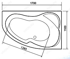 Indeo  Акриловая ванна "Monaco" (L) – фотография-3