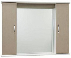 Водолей Зеркальный шкаф Тунис 95 дуб, без подсветки – фотография-1