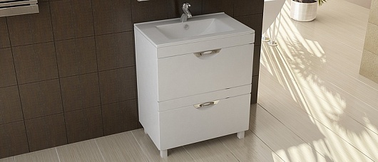 Vigo Тумба с раковиной "Kolombo 70" белая – картинка-5