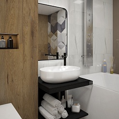 Teymi Раковина накладная в ванную Solli 48 artceramic белая T50208 – фотография-9