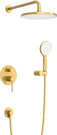Cezares Душевая система RELAX-DSET-BORO брашированное золото – фотография-2