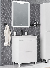 Corozo Мебель для ванной Лиана 60 белая – фотография-1