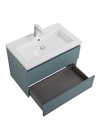 BelBagno Тумба с раковиной Kraft 75 подвесная Голубой матовый – фотография-6
