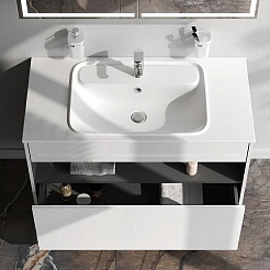 Am.Pm Мебельная раковина Func 100 белая матовая – фотография-3