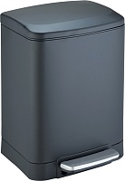 WeltWasser Ведро для мусора WW Golf BL 6L черное матовое