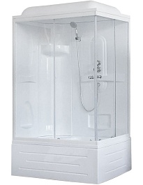 Royal Bath Душевая кабина 120/80 RB 8120BP1-T L с высоким поддоном – фотография-1