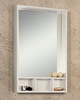 Акватон Зеркало "Йорк 60" белый/выбеленное дерево