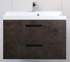 BelBagno Тумба с раковиной AURORA 800 Cemento Scuro – фотография-1