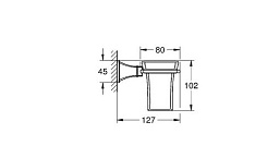 Grohe Стакан Grandera 40626000 – фотография-5