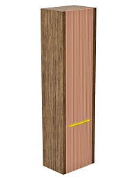 Зов Шкаф-пенал Валенсия 45 бежево-розовый – фотография-1