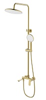 Azario Душевая стойка Alanti AZ-K2332MG золото матовое