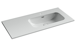 Ceramicanova Мебельная раковина Element 101 чаша справа CN7003R белая – фотография-1