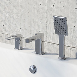 Iddis Смеситель на борт ванны Slide SLISB30i07 на 3 отверстия – фотография-2