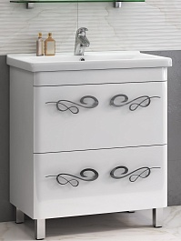 Vigo Мебель для ванной Olivia 2-70 белая – фотография-4