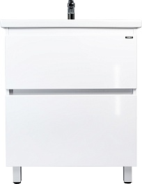 Viant Тумба с раковиной Мальта 80 белая – фотография-2