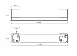 Bemeta Поручень Via 135007072 – фотография-2