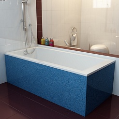 Фэма Боковой экран для ванны Фэма Алессандрия (левый) стеклопластик с покрытием – фотография-4