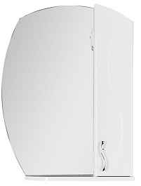 Aquanet Зеркальный шкаф "Моника 60" белый – фотография-5