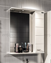 СанТа Зеркальный шкаф Омега 60 R – фотография-2