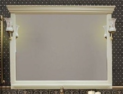 Opadiris Зеркало для ванной Риспекто 120 слоновая кость – фотография-1