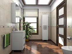 Какса-а Пенал для ванной Квадро 40 – фотография-2