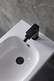 Allen Brau Смеситель для биде Infinity 5.21004-31 (с донным клапаном) черный матовый – фотография-5