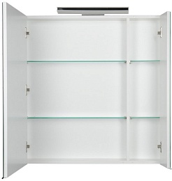 Aquanet Зеркальный шкаф "Франка 85" белый – фотография-5