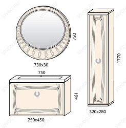  Зеркало для ванной "Allure" – фотография-3