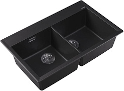 Florentina Мойка кухонная Тоскана 820 антрацит – фотография-2