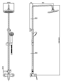 Bravat Душевая стойка Eco F9111147C-A-RUS хром – фотография-2