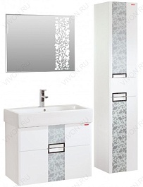  Мебель для ванной Edel белая – фотография-2