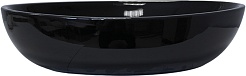 Brevita Раковина мебельная Sanita Luxe Ringo Cut 53 черная – фотография-3