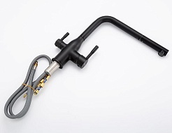 Frap Смеситель для кухни F4396-36 черный – фотография-5