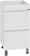 СанТа Мебель для ванной под стиральную машину Марс 110 R 2 ящика белая – фотография-25