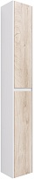 Dreja Шкаф пенал Slim 30 белый/дуб кантри