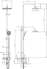 Lemark Душевая система Prizma LM3962C хром – фотография-2