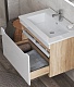 Vigo Тумба с раковиной Grani 600-0-1 подвесная белая/дуб сонома – картинка-15