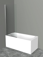 BelBagno Шторка на ванну 80/150 UNO-V-1-80/150-C-Cr