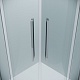 Grossman  Душевой уголок Cosmo 90x90x195 четверть круга профиль хром стекло прозрачное – картинка-20