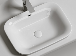 Ceramicanova Мебельная раковина Element 58 CN6041 белая – фотография-4