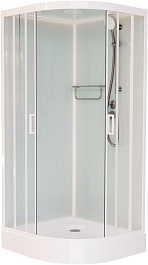 Frank Душевая кабина F408 white с крышей – фотография-1