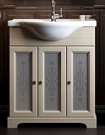 Opadiris Тумба под раковину Кама 75 слоновая кость – фотография-1