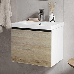 Vigo Мебель для ванной Cross 500-0-1 подвесная дуб давос натуральный – фотография-5