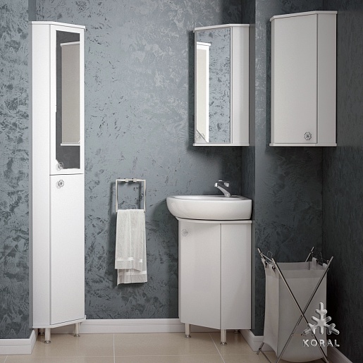 Corozo Зеркало-шкаф Флоренция 40 угловой – картинка-3