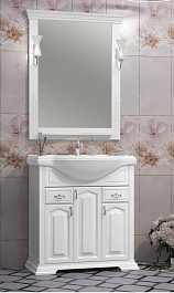 Opadiris Тумба с раковиной Риспекто 80 белая – фотография-6