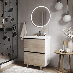 Vigo Мебель для ванной Cross 600-0-2 дуб давос натуральный – фотография-3