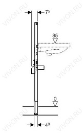 Geberit Система инсталляции для раковин Duofix 111.434.00.1 – фотография-3