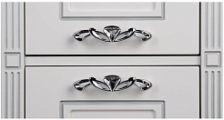 Aquanet Пенал Паола 40 белый/серебро – фотография-2