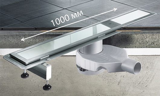 Viega Душевой лоток "Advantix Basic 655112" с опорами – фото-1