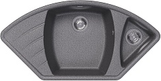 Dr. Gans Мойка кухонная Габи 1015 R угловая базальт